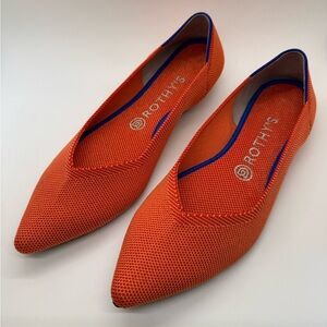 Rothy’s The Point Flat Women’s Size 8.5 Persimmon